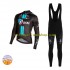 Tenue Maillot M/L + Collant à Bretelles Hiver Thermal Fleece 2022 Team DSM Hommes N001