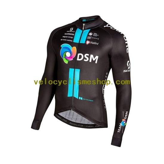 Maillot Cyclisme Manches Longues 2022 Team DSM Hommes N001
