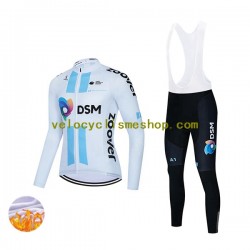 Tenue Maillot M/L + Collant à Bretelles Hiver Thermal Fleece 2022 Team DSM Hommes N002