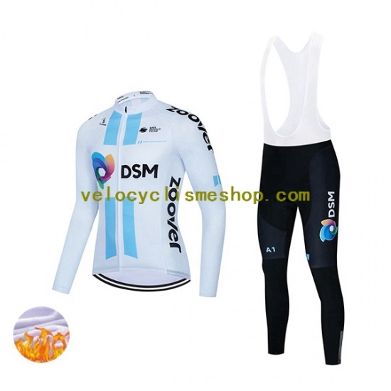 Tenue Maillot M/L + Collant à Bretelles Hiver Thermal Fleece 2022 Team DSM Hommes N002