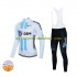 Tenue Maillot M/L + Collant à Bretelles Hiver Thermal Fleece 2022 Team DSM Hommes N002