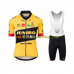 Tenue Maillot + Cuissard à Bretelles 2022 Team Jumbo-Visma Hommes N001