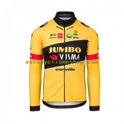 Maillot Cyclisme Manches Longues 2022 Team Jumbo-Visma Hommes N001