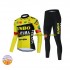 Tenue Maillot M/L + Collant Long Hiver Thermal Fleece 2022 Team Jumbo-Visma Femmes N001
