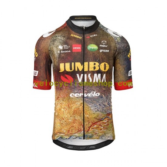 Maillot Cyclisme 2022 Team Jumbo-Visma Hommes N002