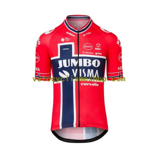Maillot Cyclisme 2022 Team Jumbo-Visma Hommes N003