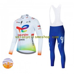 Tenue Maillot M/L + Collant à Bretelles Hiver Thermal Fleece 2022 Team TotalEnergies Hommes N001