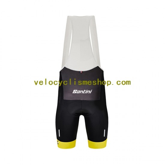 Cuissard Court à Bretelles 2022 Tour de France JAUNE Hommes N002