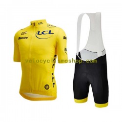 Tenue Maillot + Cuissard à Bretelles 2022 Tour de France Hommes N002