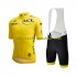 Tenue Maillot + Cuissard à Bretelles 2022 Tour de France Hommes N002
