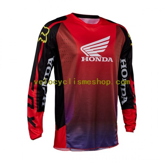 Maillot VTT/Motocross Manches Longues 2023 Fox Racing 180 HONDA Hommes N001
