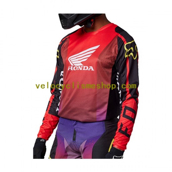 Maillot VTT/Motocross Manches Longues 2023 Fox Racing 180 HONDA Hommes N001