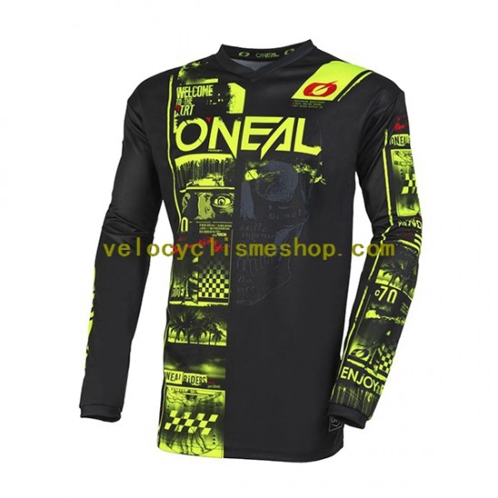 Maillot VTT/Motocross Manches Longues 2023 ONEAL ELEMENT ATTACK Hommes N001