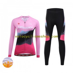Tenue Maillot M/L + Collant Long Hiver Thermal Fleece Leobaiky Femmes N002
