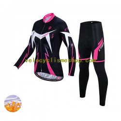 Tenue Maillot M/L + Collant Long Hiver Thermal Fleece X-Tiger Femmes N001